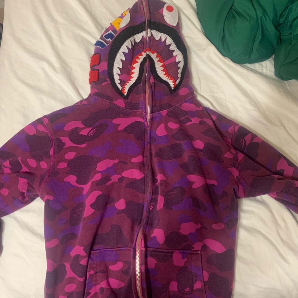 Purple Size M bape hoodie